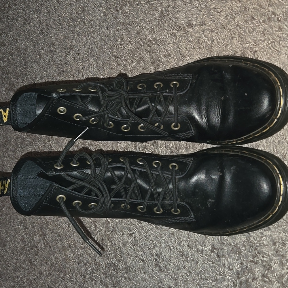Black og doc marten boots. Size 8 Women's